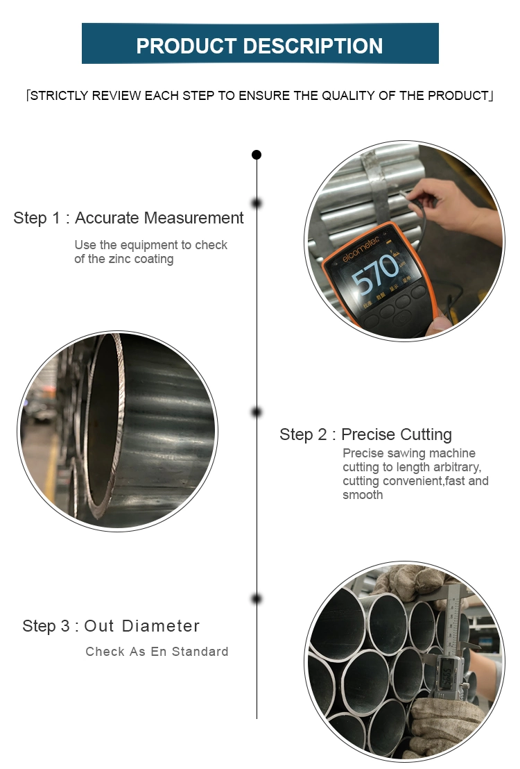 Hot Rolled Carbon Mild Galvanized Structural Galvanised Square Tube ERW Steel Pipe