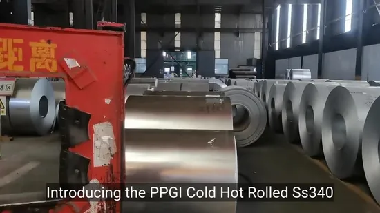 PPGI Cold Hot Rolled Ss340 G60 Ss440 Galvanized Steel Plate Strip Corrugated Roofing Sheet Building Material Metal Prepainted Sheet Galvanized Steel Coil