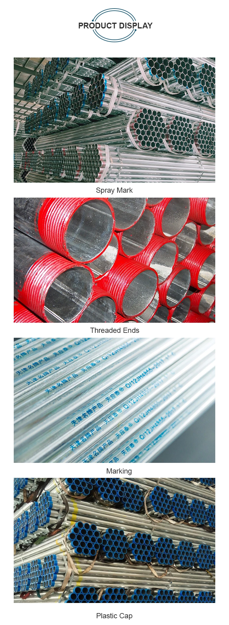 Hot Rolled Carbon Mild Galvanized Structural Galvanised Square Tube ERW Steel Pipe